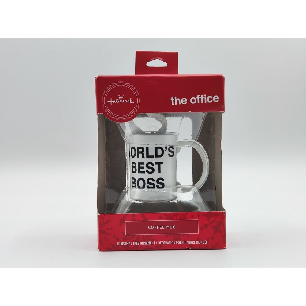 Hallmark 2020 The Office Coffee Mug Ornament Red Box